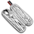 Travel Cutlery Set with Straws - With Zip Bag