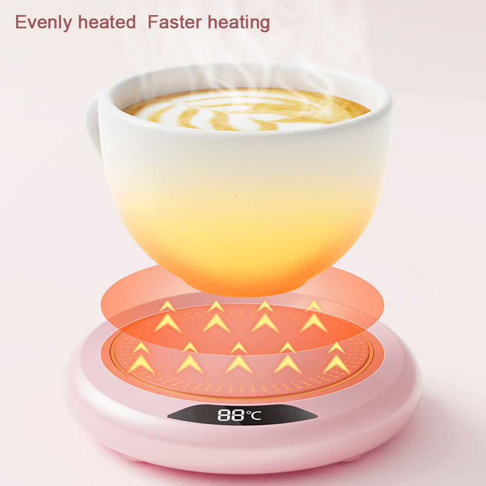 Coffee Mug Warmer For Desk – 3 Temperature Settings | Smart Thermostat Coaster